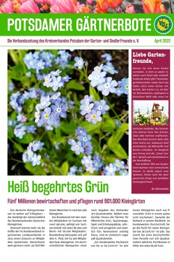News Kreisverband Potsdam der Garten und Siedlerfreunde e.V.