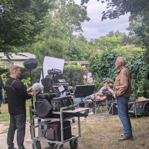 RBB dreht Tatort in der Kleingartenanlage „Katzensäule“