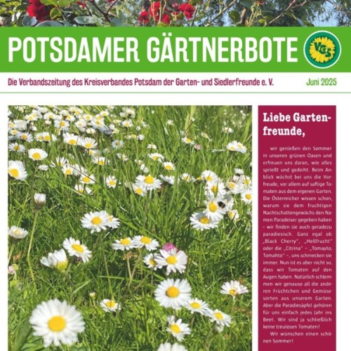Der neue Gärtnerbote ist da!