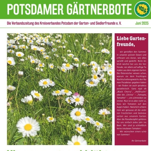 Juni 2025 - Potsdamer Gärtnerbote