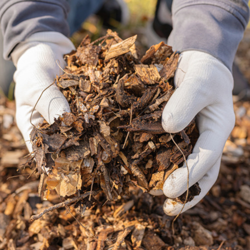 Kompost im Herbst pflegen und aus Laub neuen Humus machen
